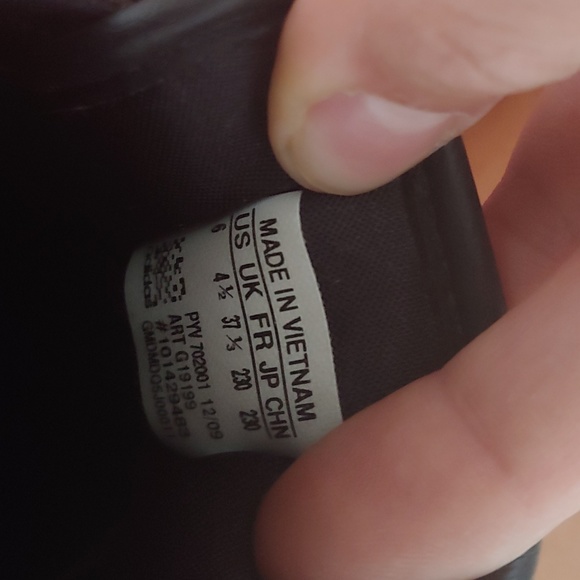 Adidas black and grey logo ballerina size 6 - Picture 4 of 4